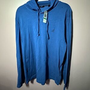 Nautica Men's Classic Blue Hoodie